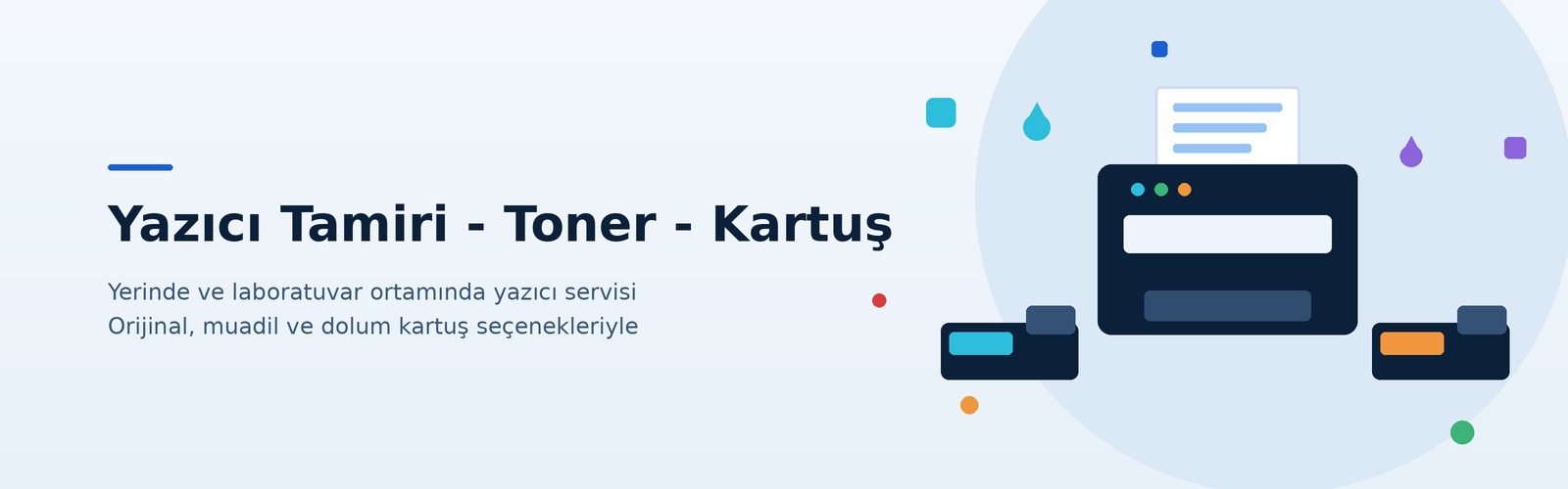 Yazıcı tamiri, toner ve kartuş